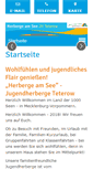 Mobile Screenshot of jugendherberge-teterow.de